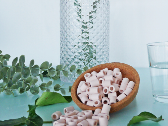 Utilisation quotidienne des perles pour purifier l'eau